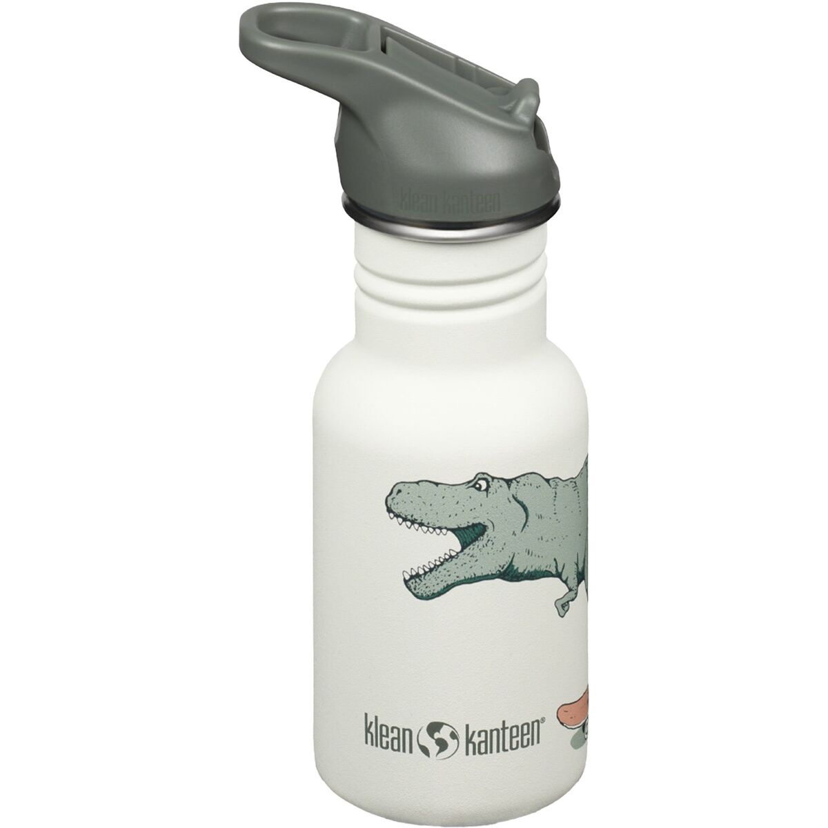 Kid Classic Narrow Flip drikkeflaske 355 ml, dino skate