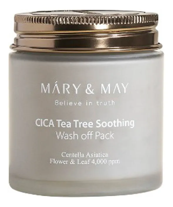 Mary&May CICA TeaTree Soothing Wash off Pack - 125 g.