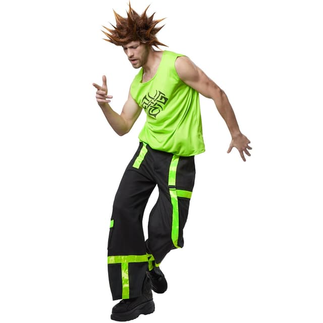 Cool Raver kostume mand