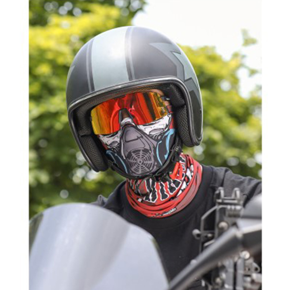 Bandana Motorrad Schal Fahrrad Halstuch Biker Sturmmaske Ski Schlauchschal - Oktopus