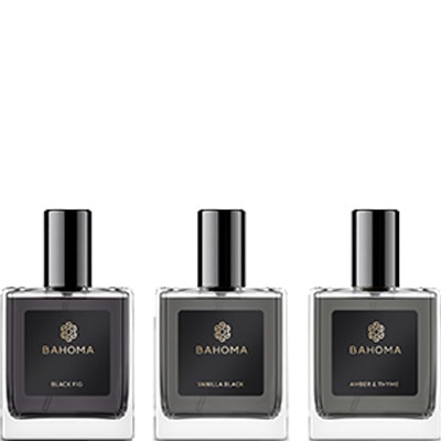 Coffret diffuseurs d'ambiance - Figue noire, Vanille noire & Ambre & thym - 3 x 50 ml