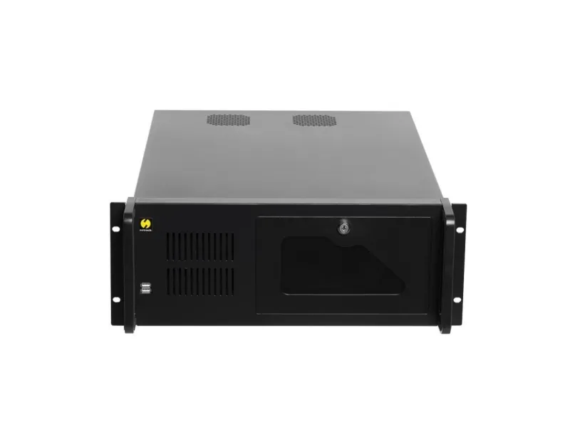 Netrack Server Case - Rack-monterbar 4U - udvidet ATX - sort