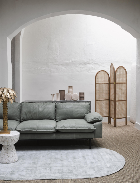 HKliving Terrazzo bijzettafel Ø35 White
