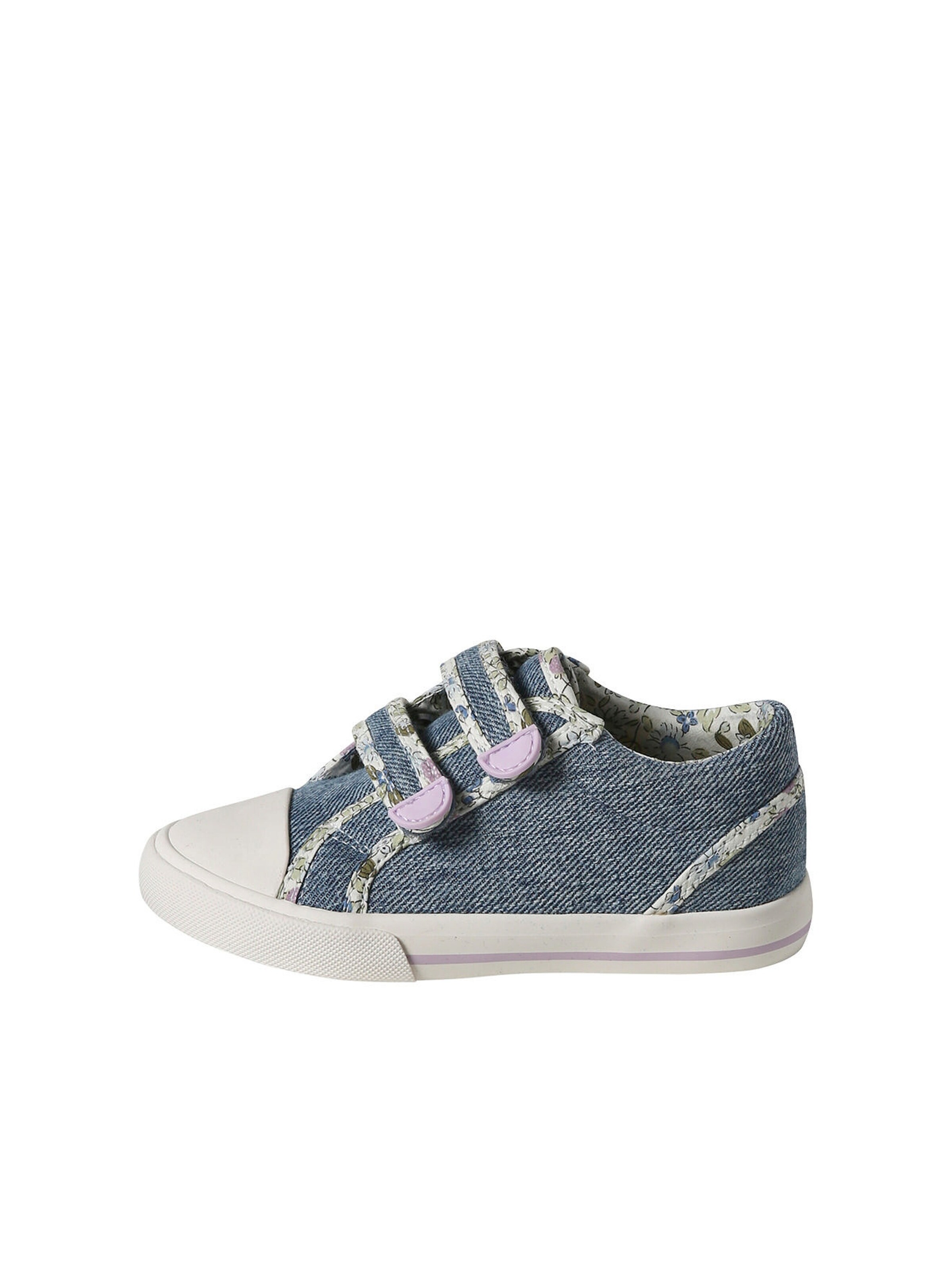 Vertbaudet Mädchen Klett-Sneakers, Anziehtrick jeansblau