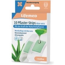 Pansements 'Aloe vera', pack de 10, blanc