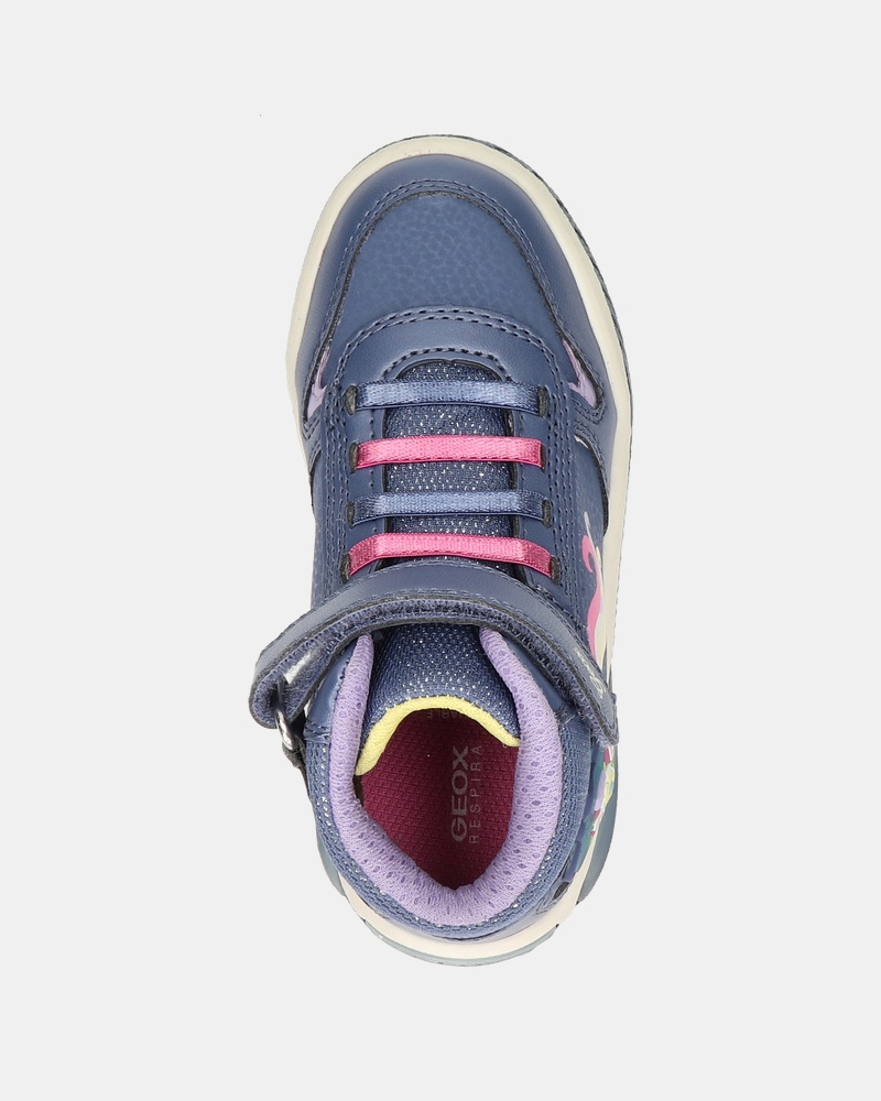 Geox J Inek Klittenbandschoenen  - paars