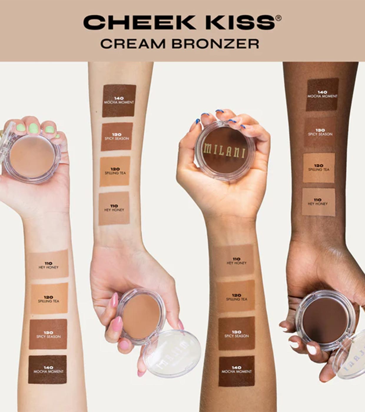 Milani - Creme Bronzer Cheek Kiss - 120: Spilling Tea