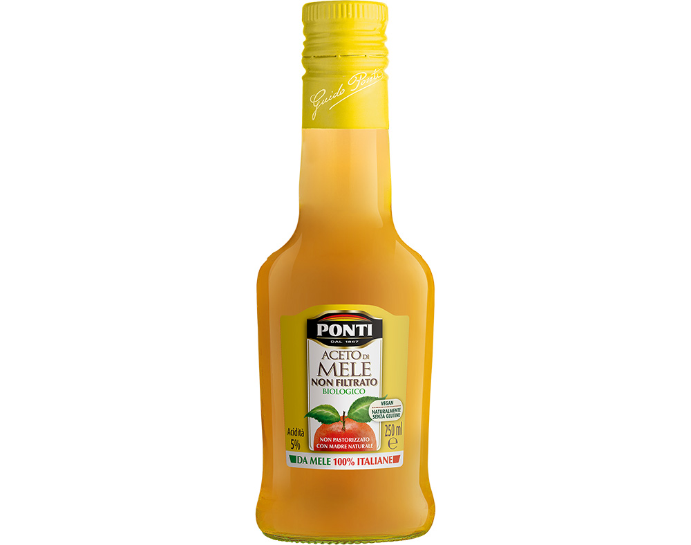VINAGRE PONTI SIDRA NÃO FILTRADO BIO 250ML