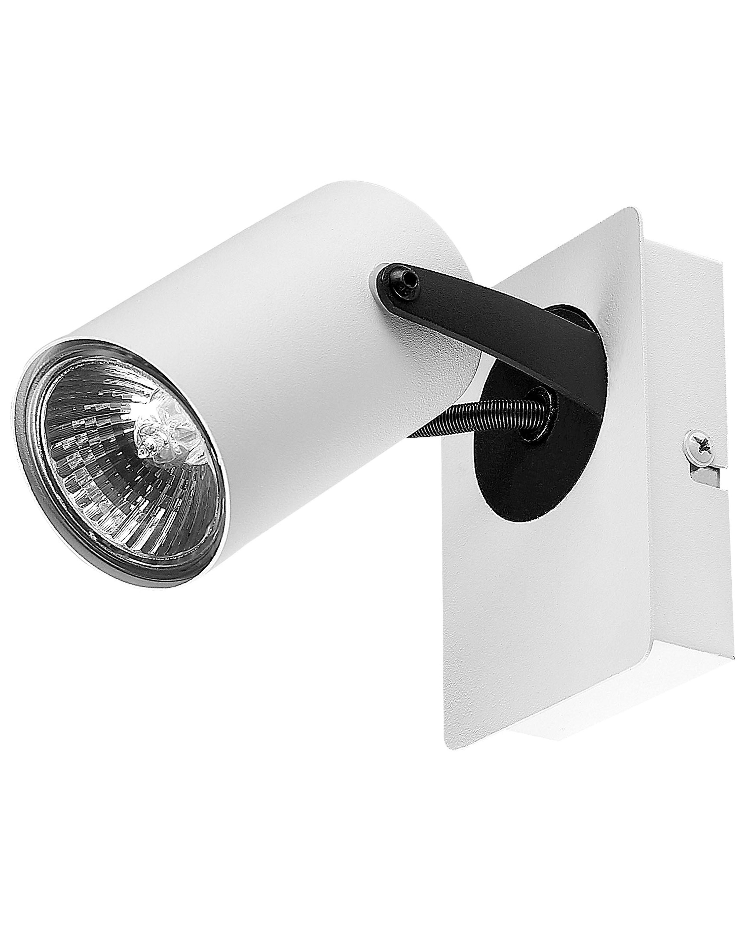 Set van 2 spotlampen KLIP verstelbaar Metaal Wit