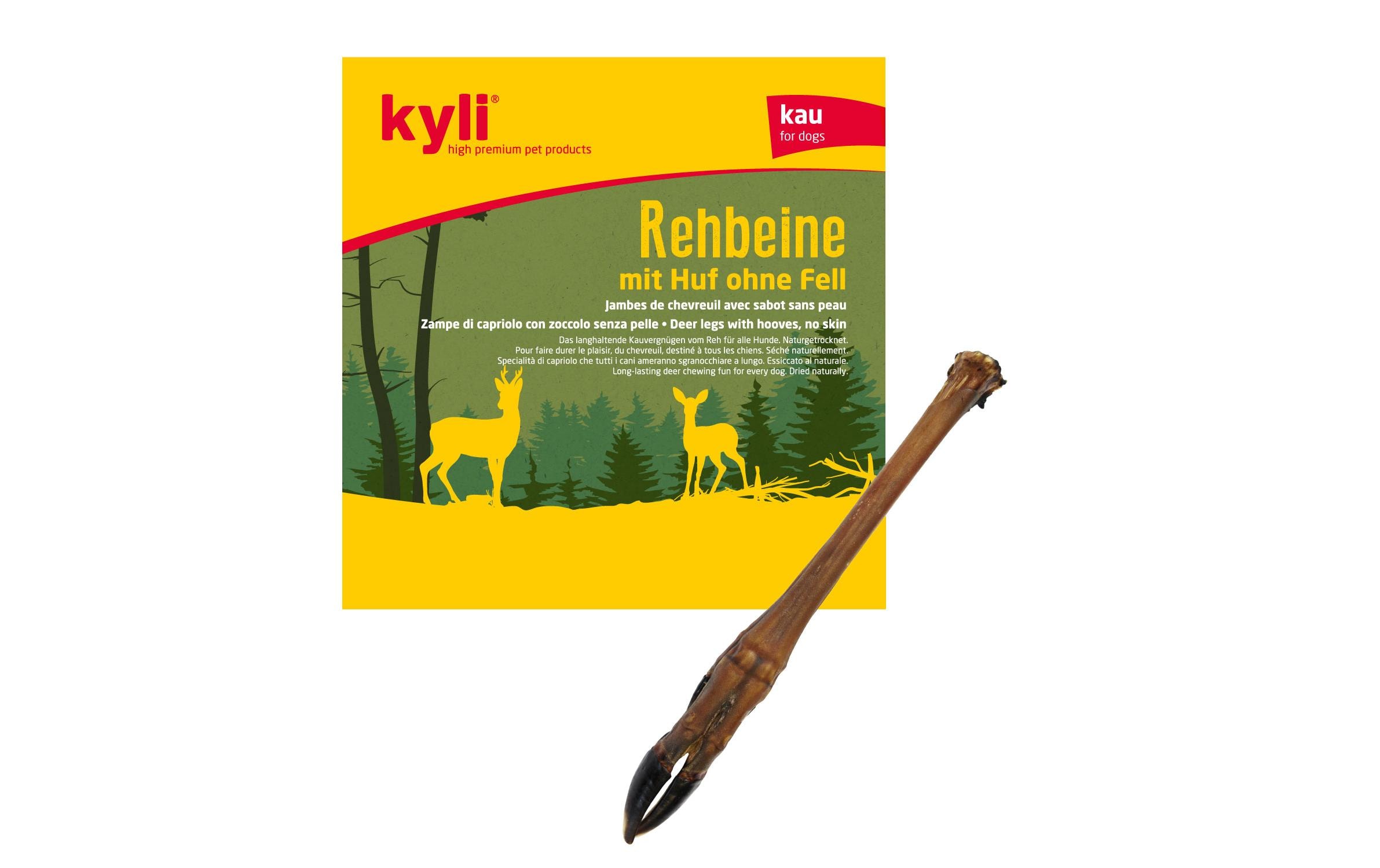 Rehbeine, 2 StückErgänzungsfuttermittel für Hunde