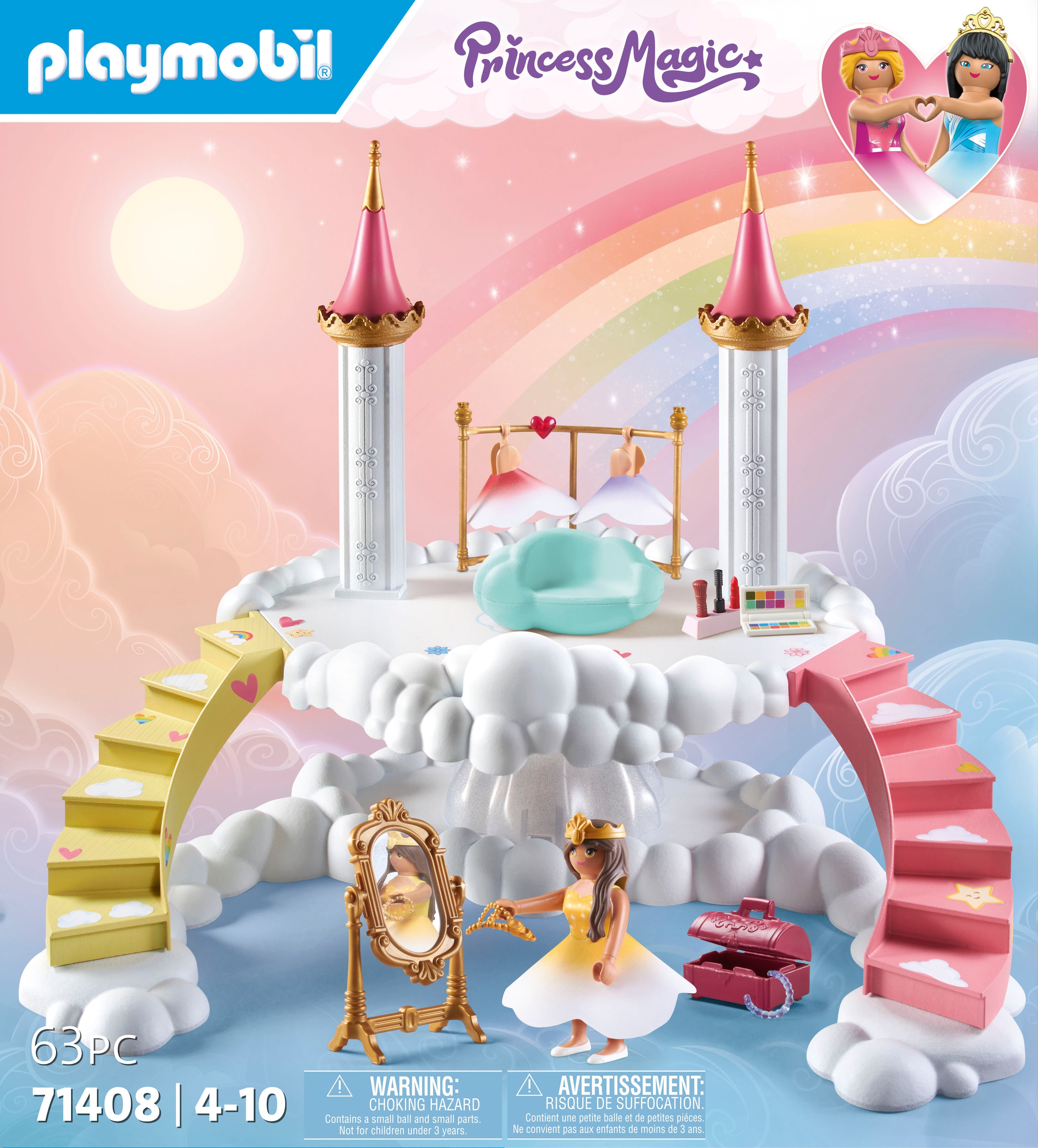 Playmobil® Konstruktions-Spielset »Himmlische Ankleidewolke (71408), Princess Magic« Made in Germany