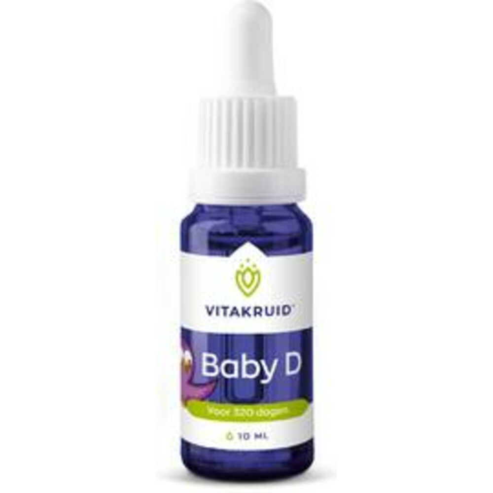 2x Vitakruid Baby Vitamine K & D2x 10 ml