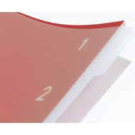 Cahier à spirale 4en1, A4, ligné, 200 pages