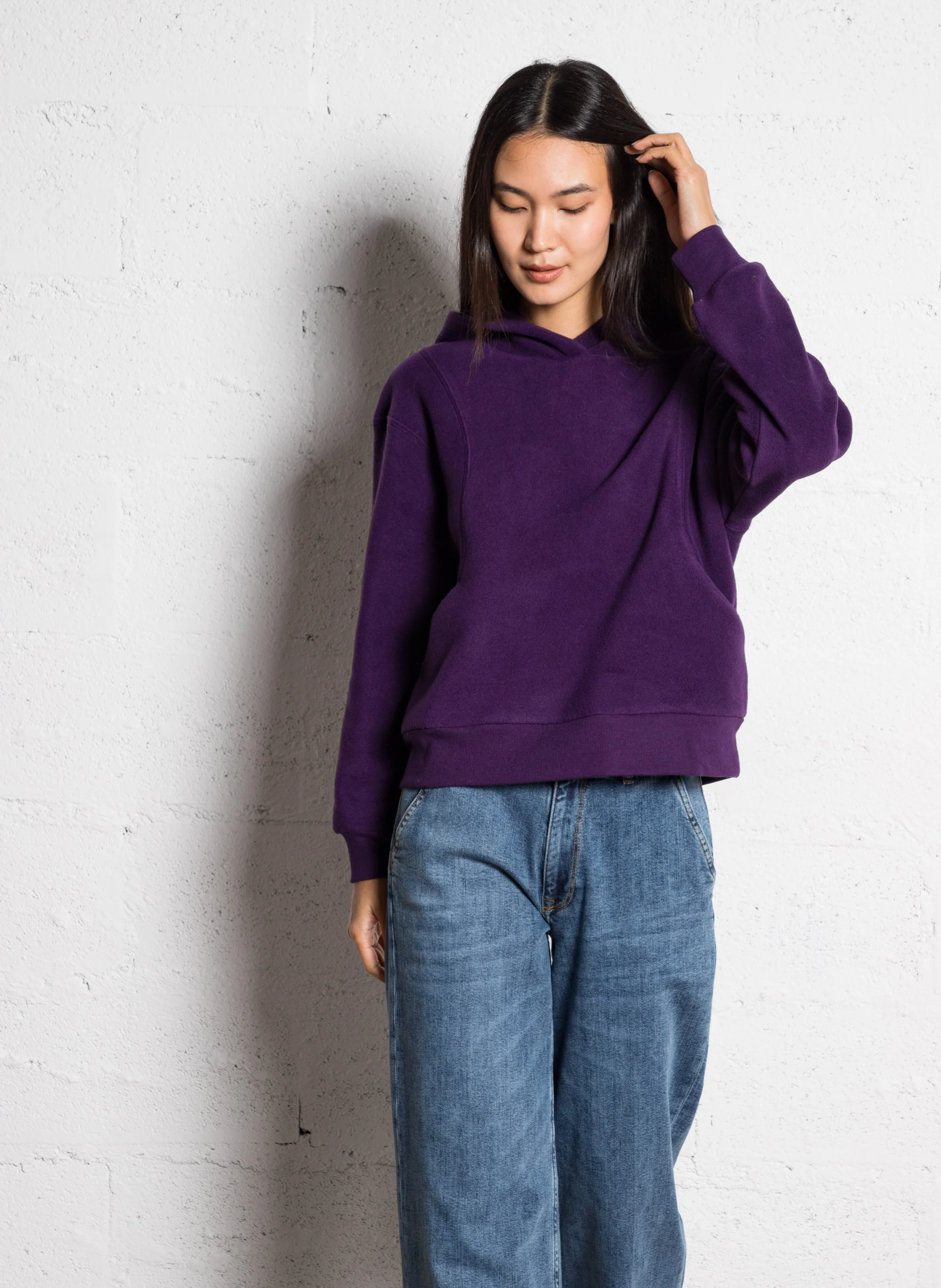 TENNESSEE - Sweat ample à capuche | Violet