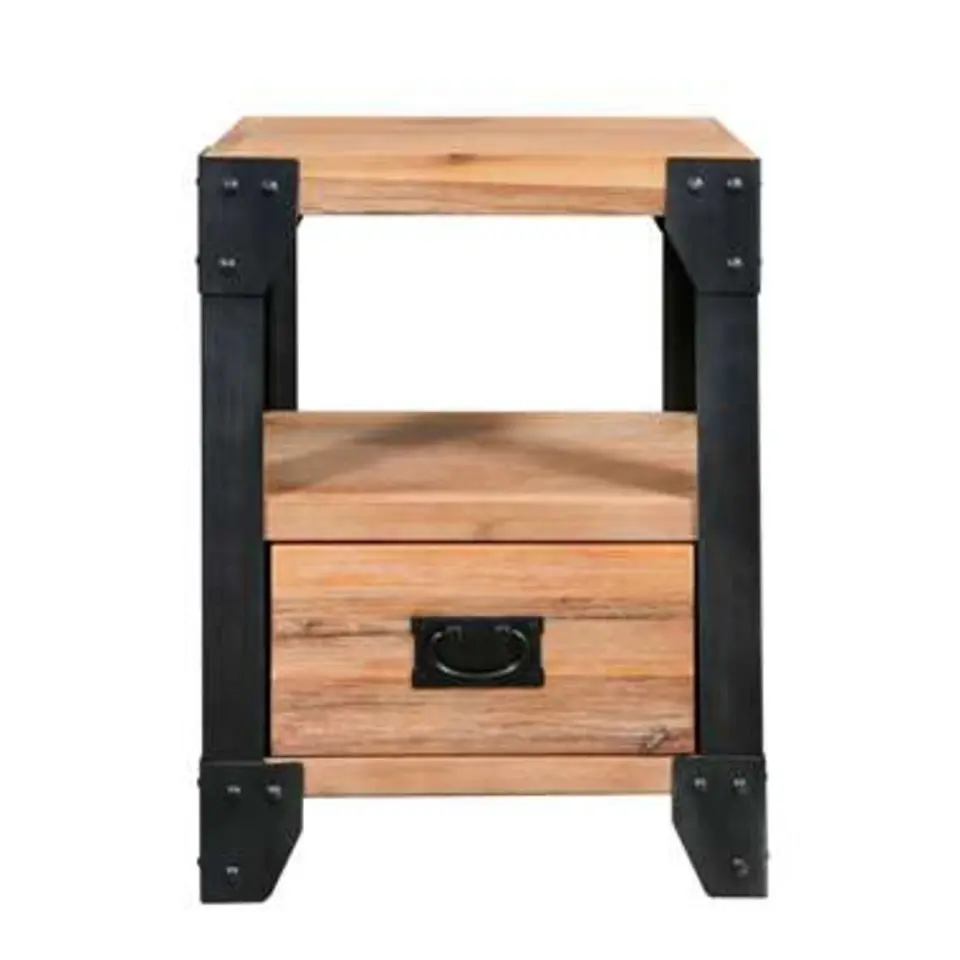 vidaXL - Nachtkast - Bruin - Hout - 2 stuks