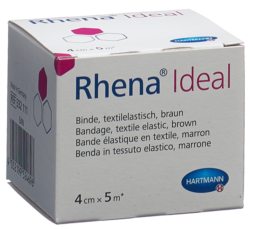 Rhena Ideal Elastische Binde 4cmx5m hautfarben 1 Stk
