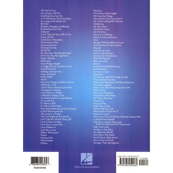 Hal Leonard 101 Broadway Songs: Flute