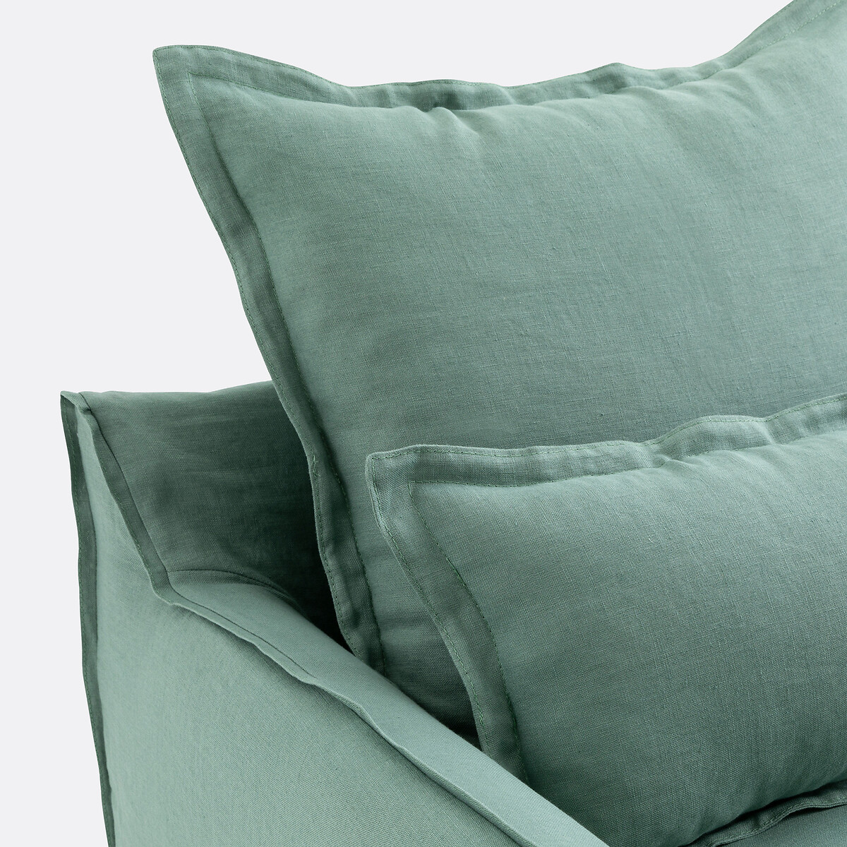 LA REDOUTE INTERIEURS<br>Poltrona de linho Gekreukt, Odna