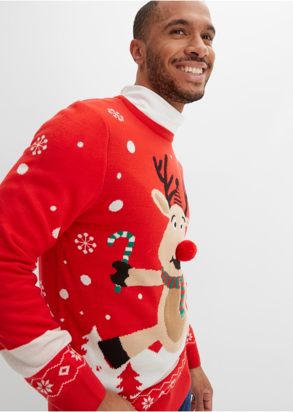 Pull avec motif de Noël