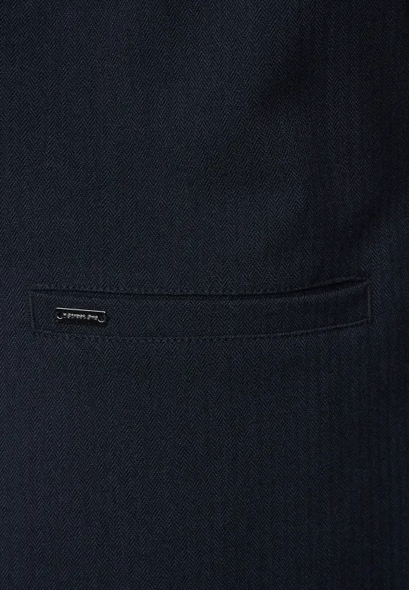 Longblazer mit Muster - deep blue