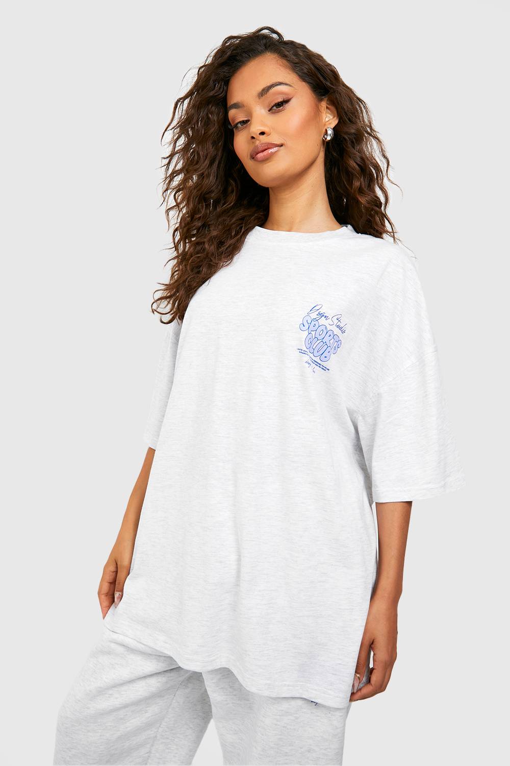 T-shirt Oversize À Slogan Bulle Sports Dsgn Studio