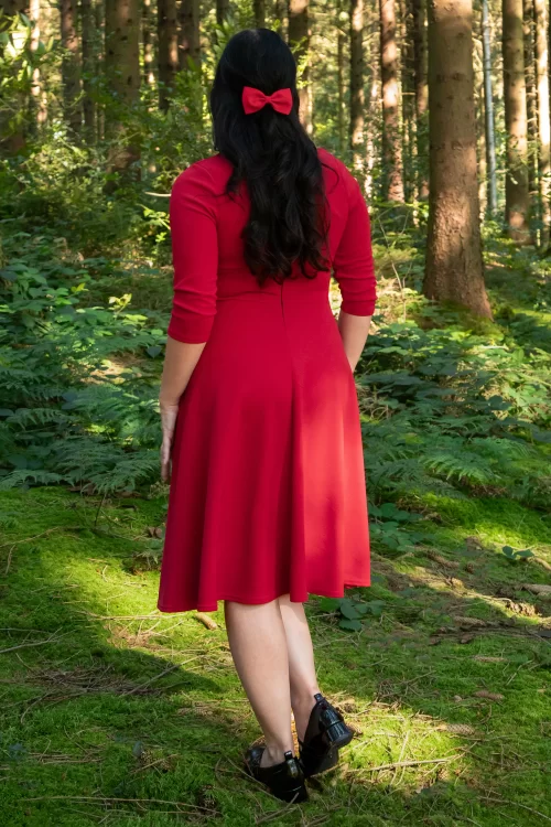 Vintage Chic for Topvintage Stacey swing jurk in rood