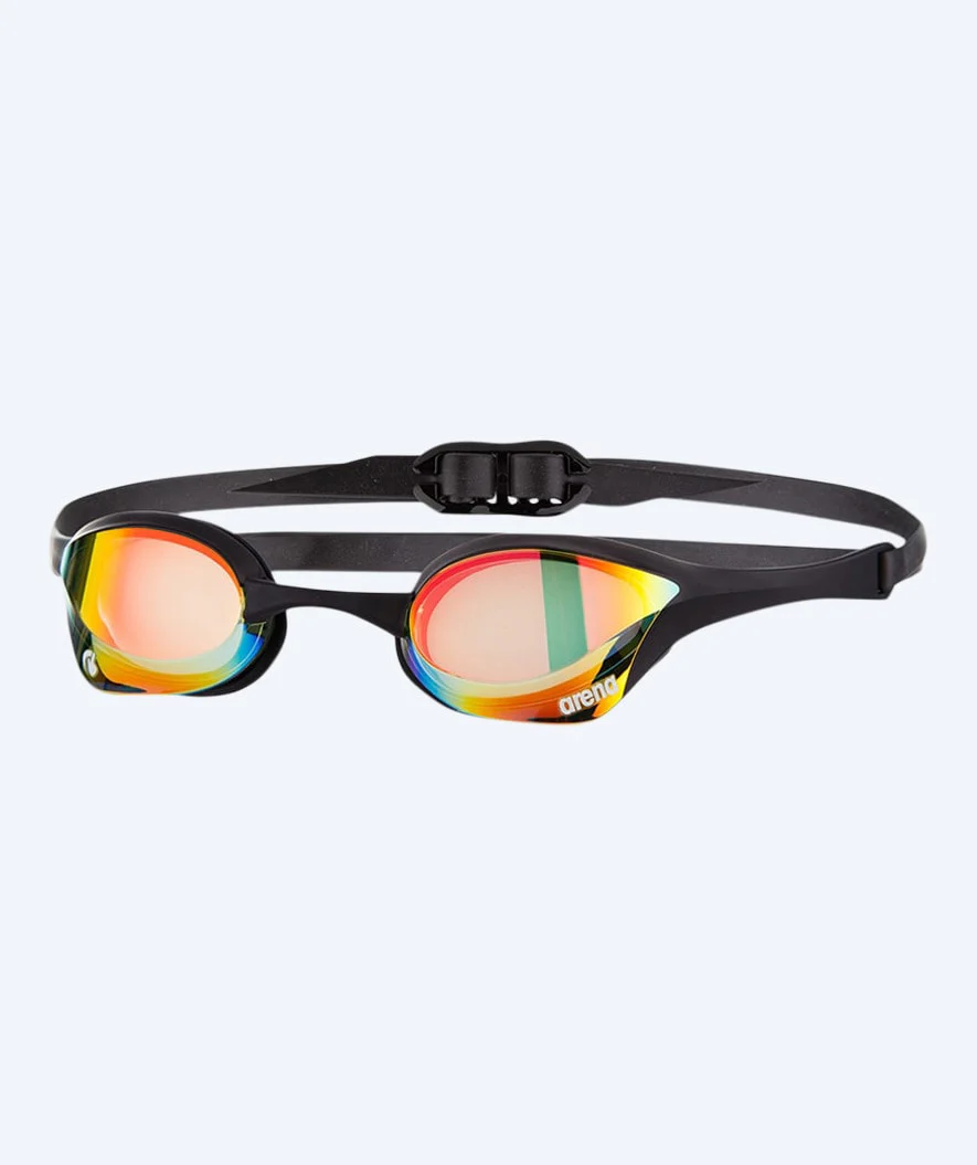 Arena Elite svømmebriller - Cobra Ultra SWIPE Mirror - Sort/guld