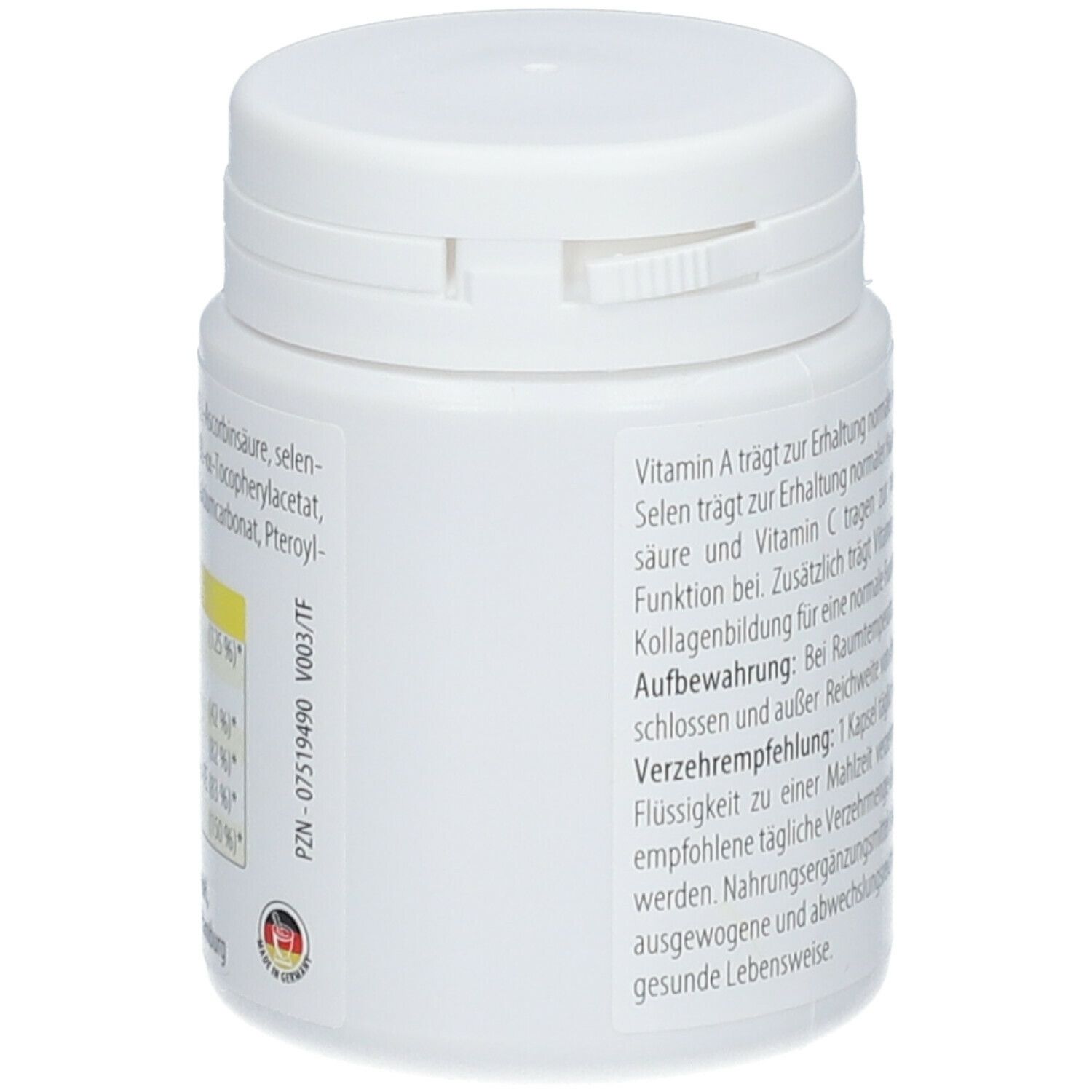 Beta Carotin Kapseln + Vitamin C + E