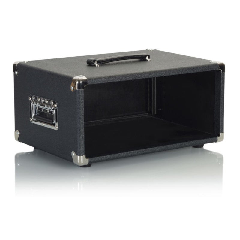 Gator Cases GR-RETRORACK-4BK Retro Rack Vintage Amp Vibe Rack Case 4U Black
