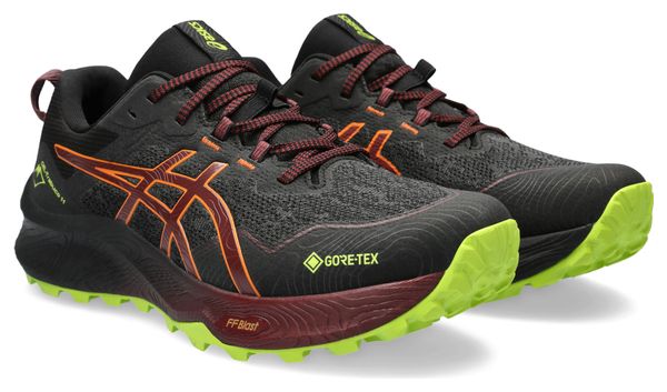 Chaussures Trail Asics GEL-Trabuco 11 GTX Noir Rouge Homme