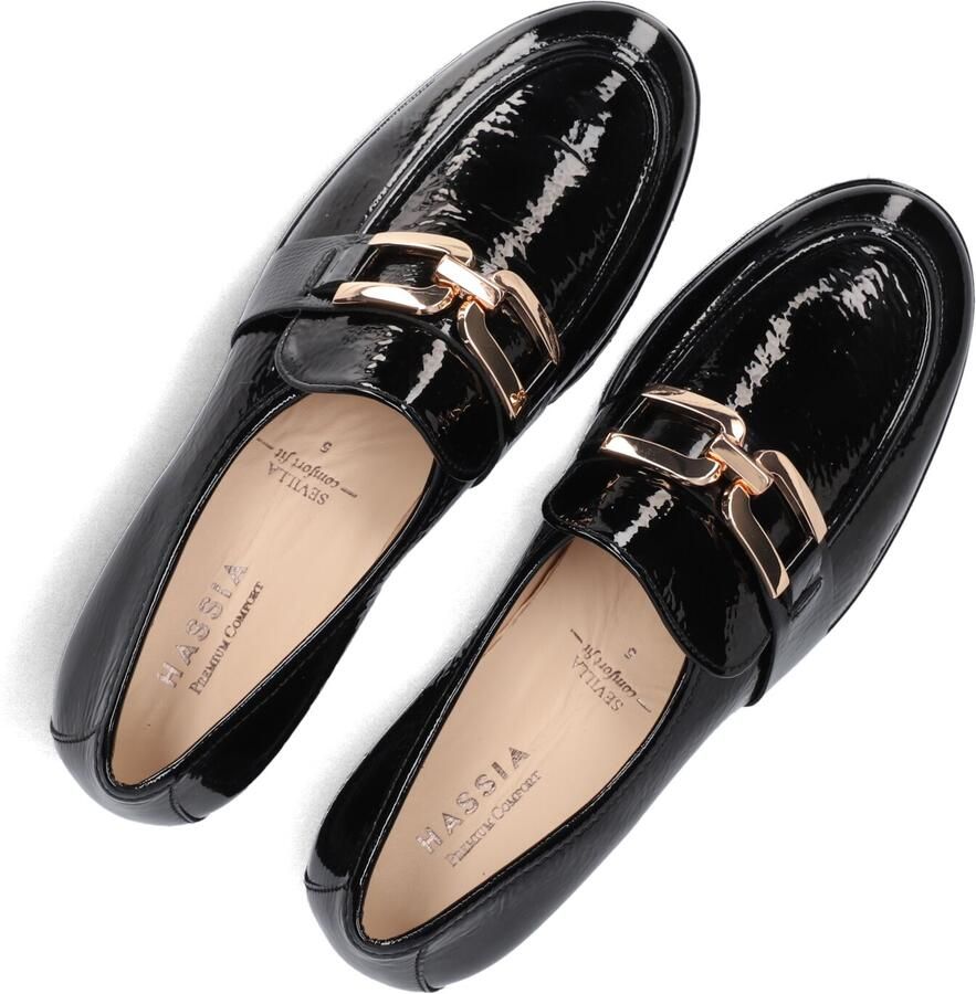 HASSIA Loafers Dames Sevilla Maat: 39 Materiaal: Lakleer Kleur: Zwart