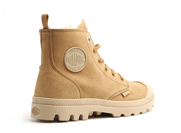 Palladium boots bottine plates femme pampa hi zip wl marron