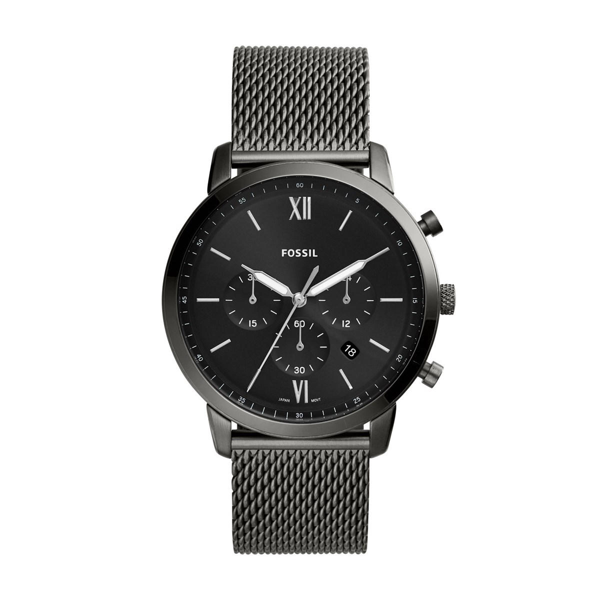 Montre homme Fossil Neutra acier noir