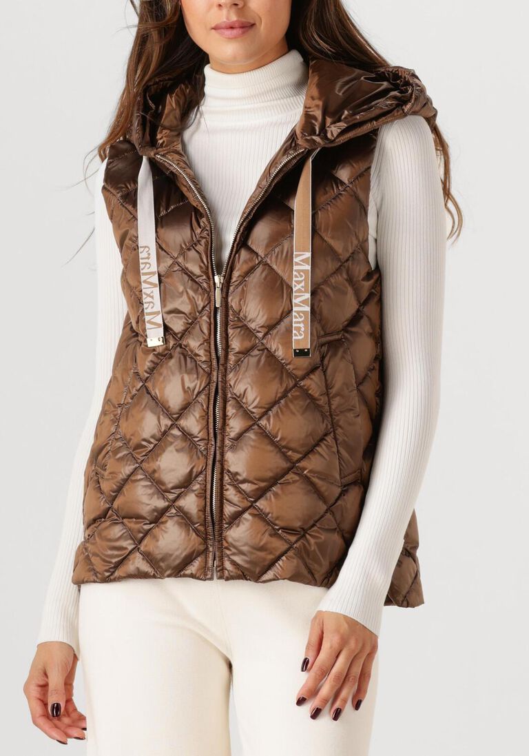 bruine max mara bodywarmer spacegi