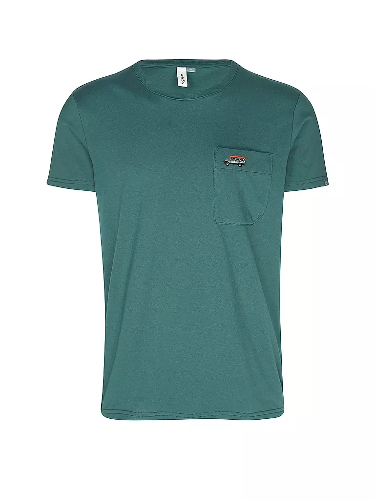 RAGWEAR T-Shirt ENDREW B dunkelgrün