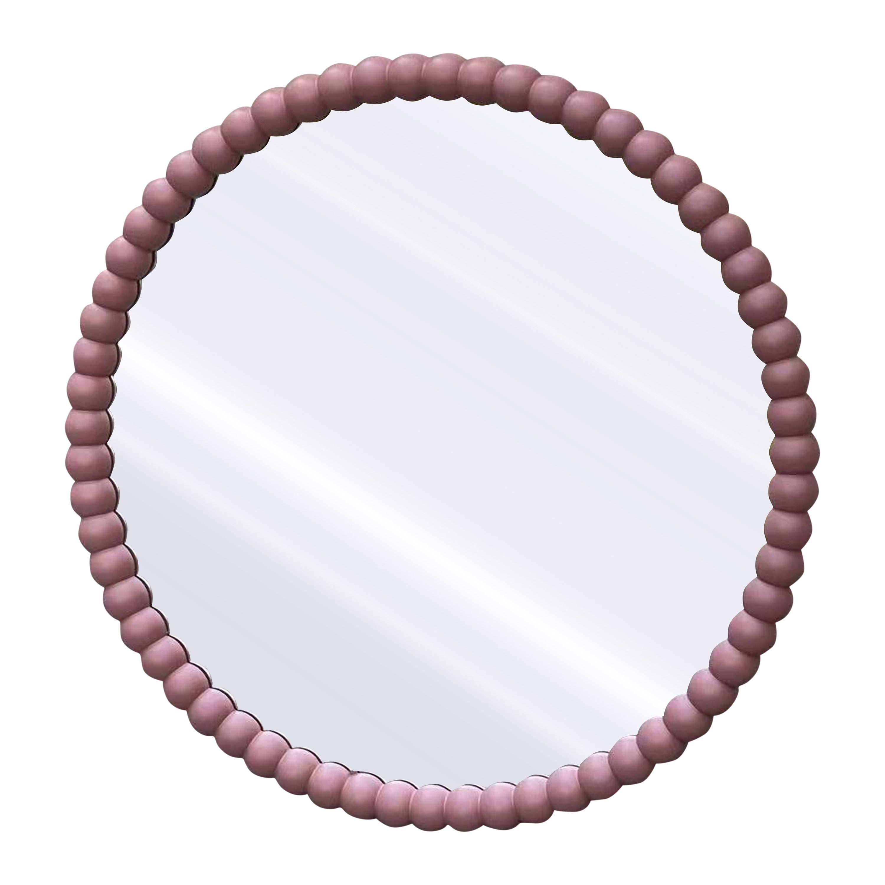 by fonQ Pompom Spiegel Ã 71 cm - Rosé