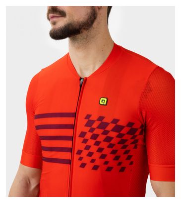 Maillot Manches Courtes Alé Play Rouge