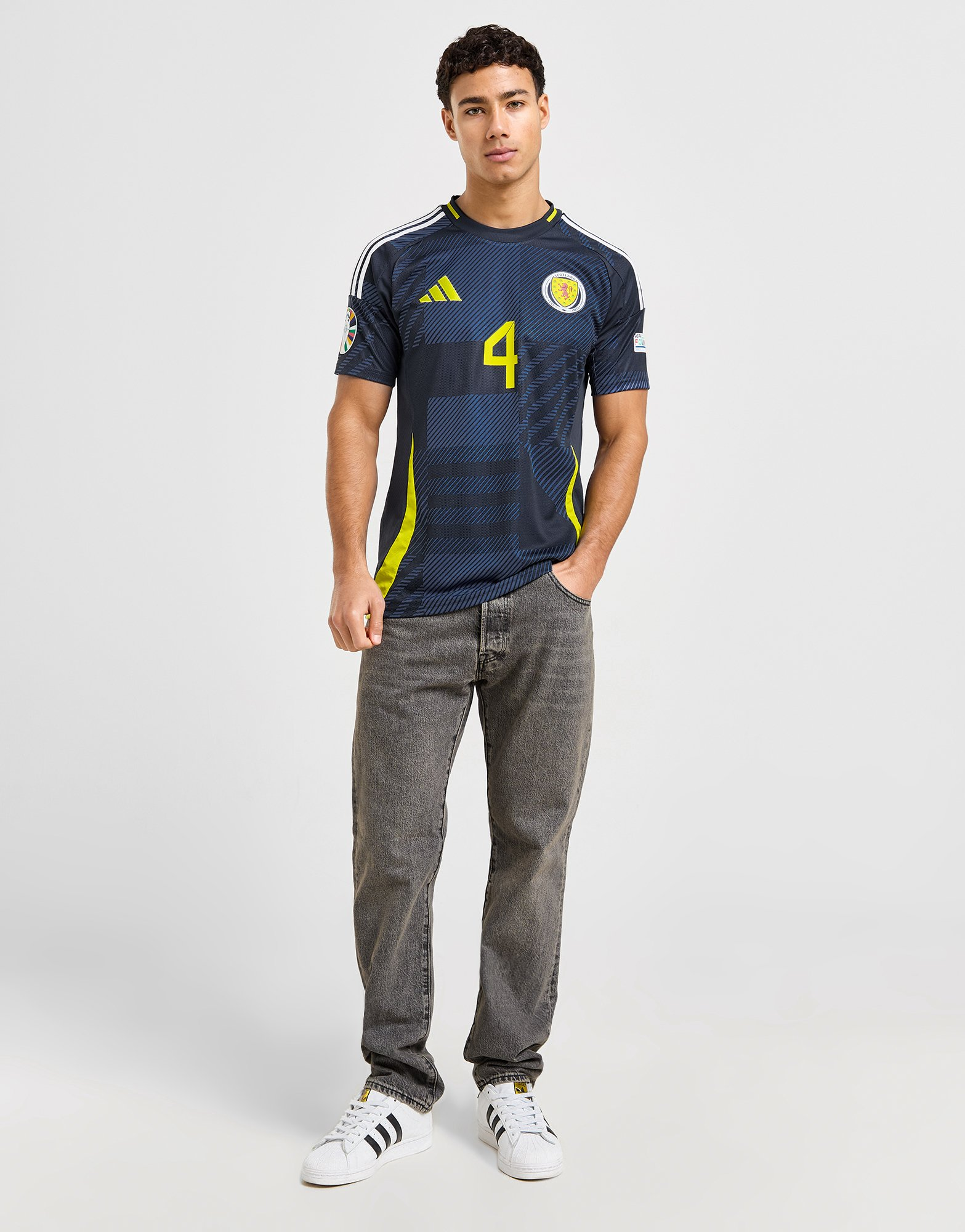 adidas Maillot Ecosse 2024/25 McTominay #4 Match Domicile Homme
