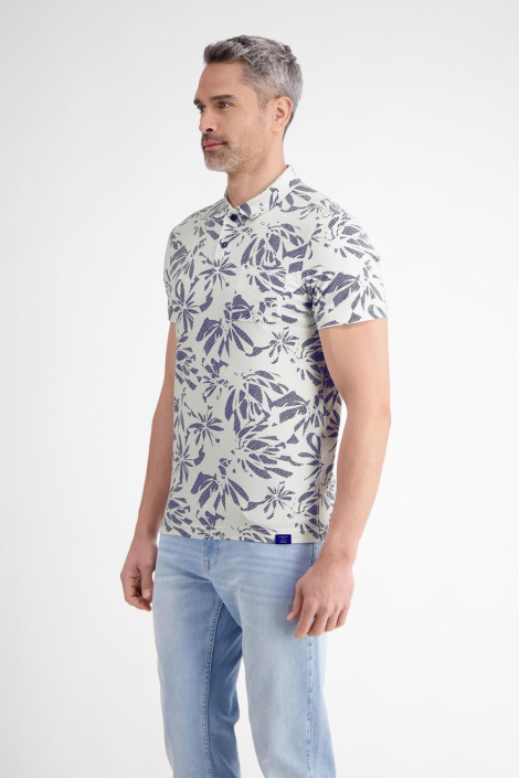 Lerros witte heren polo