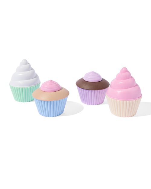 Lot de cupcakes bioplastique - 4 pièces