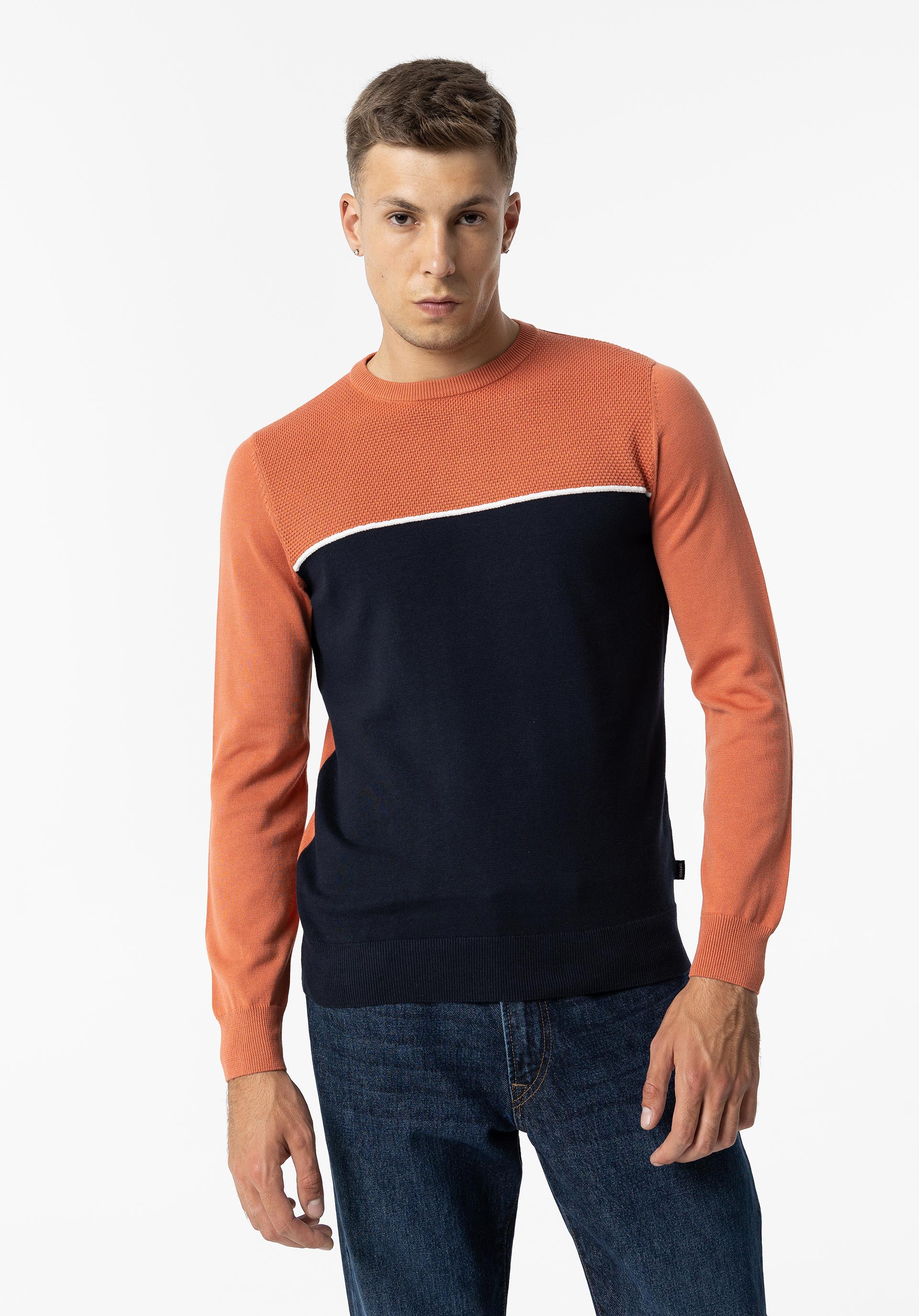 Camisola de Malha Tricolor