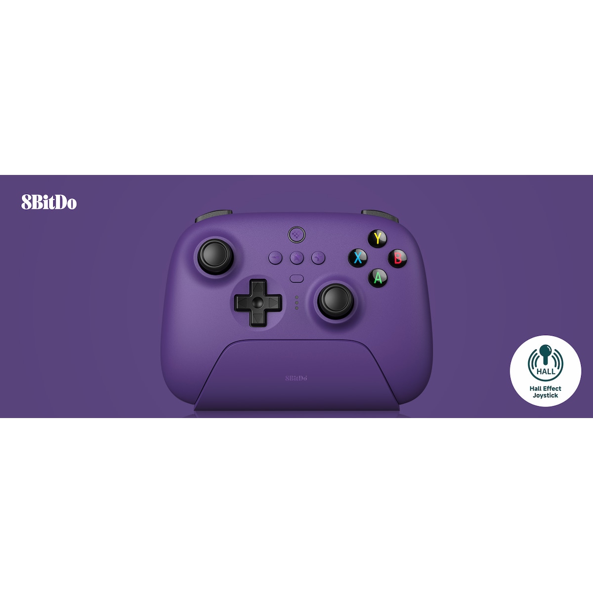 8BitDo Ultimate 2.4G Pad PC Hall Ed/Purple