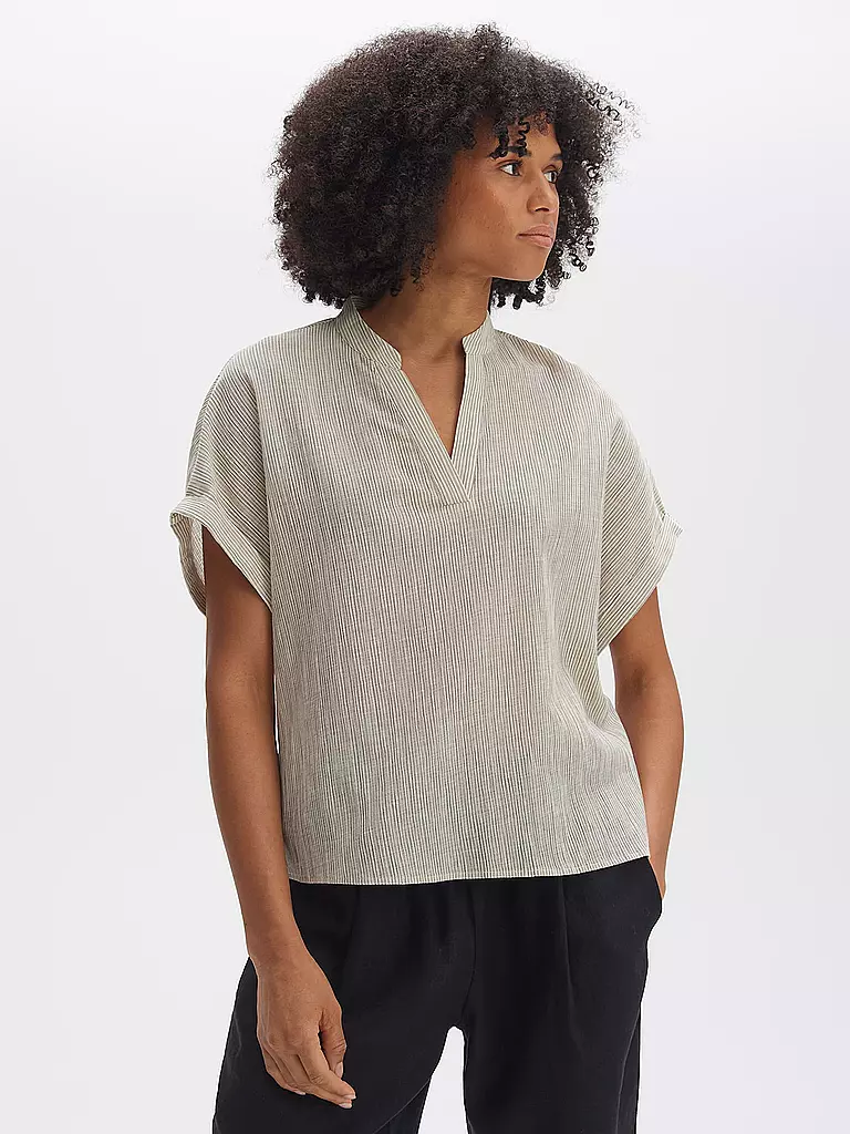 OPUS Blusenshirt FLANDRA STRIPE creme