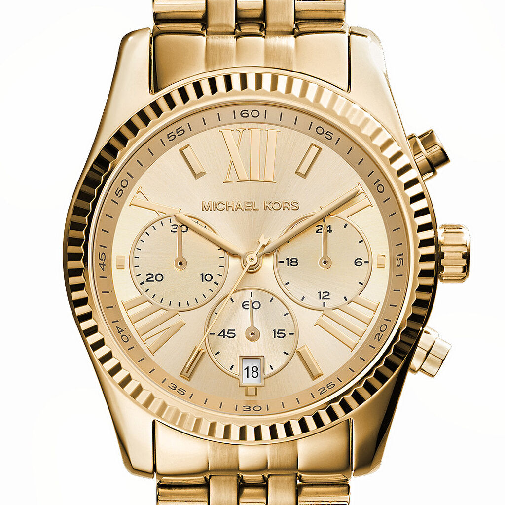 Montre Michael Kors Lexington Doré