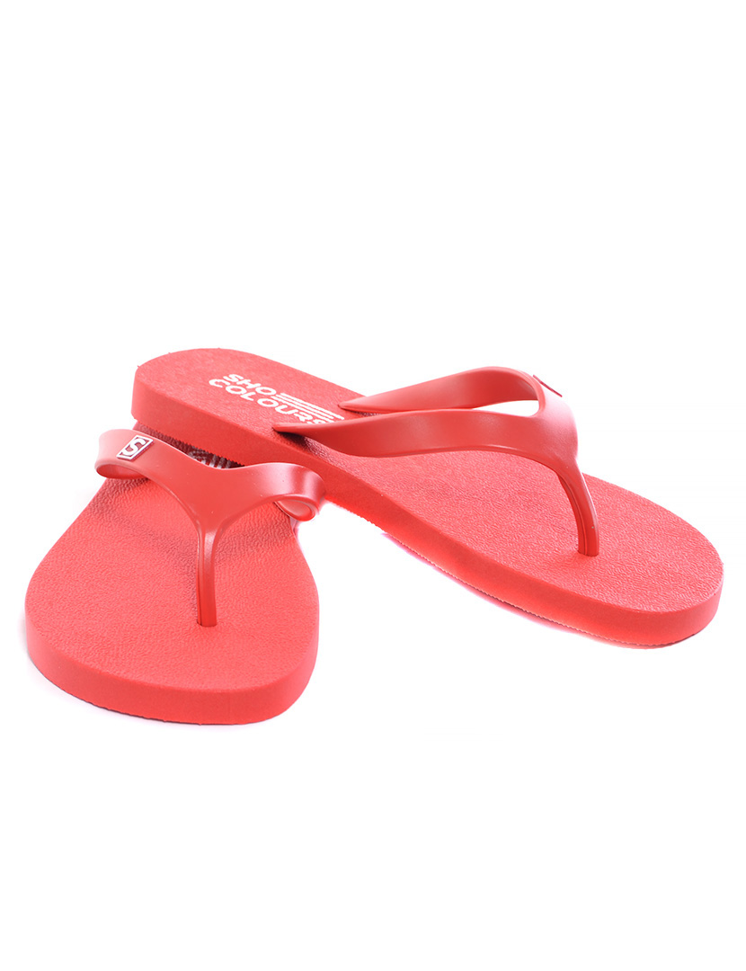 ShoeColours Slippers Red