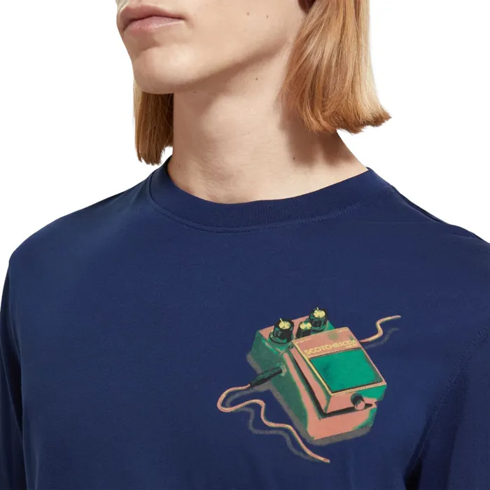 Scotch & Soda Artwork Longsleeve Shirt Heren