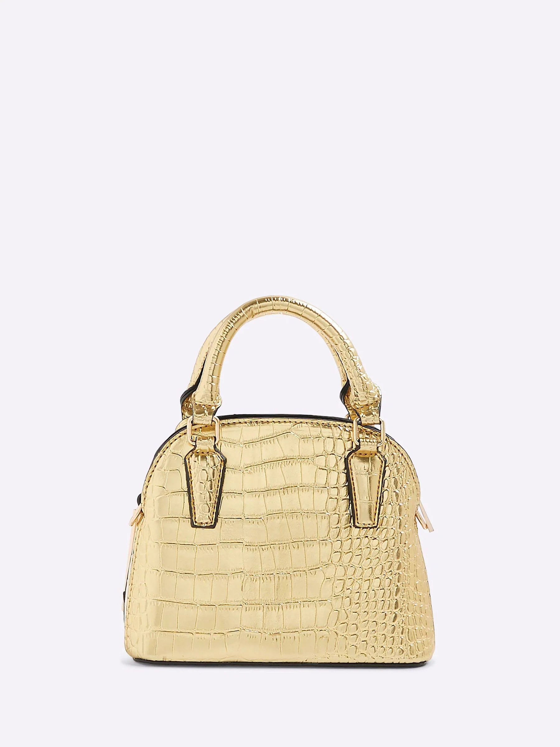 River Island Mini Croc Texture Cross Body Bag