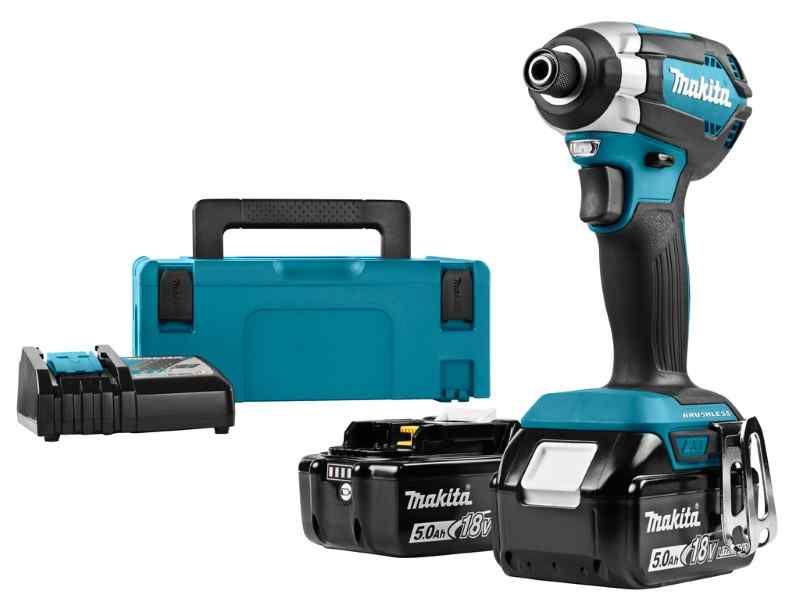 Makita DTD153RTJ 18V Li-ion accu slagschroevendraaier set (2x 5.0Ah) in Mbox - koolborstelloos