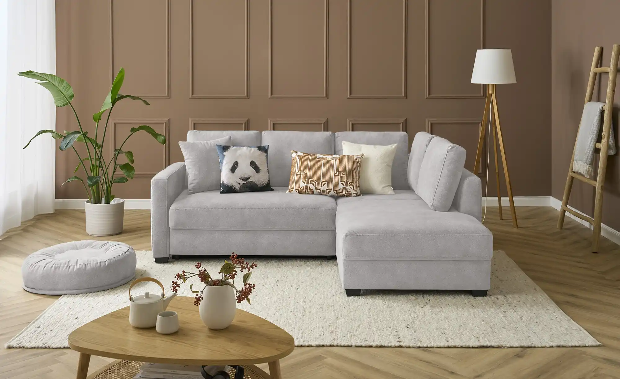 bobb Ecksofa  mit pflegeleichtem Bezugsstoff  Lisa de Luxe