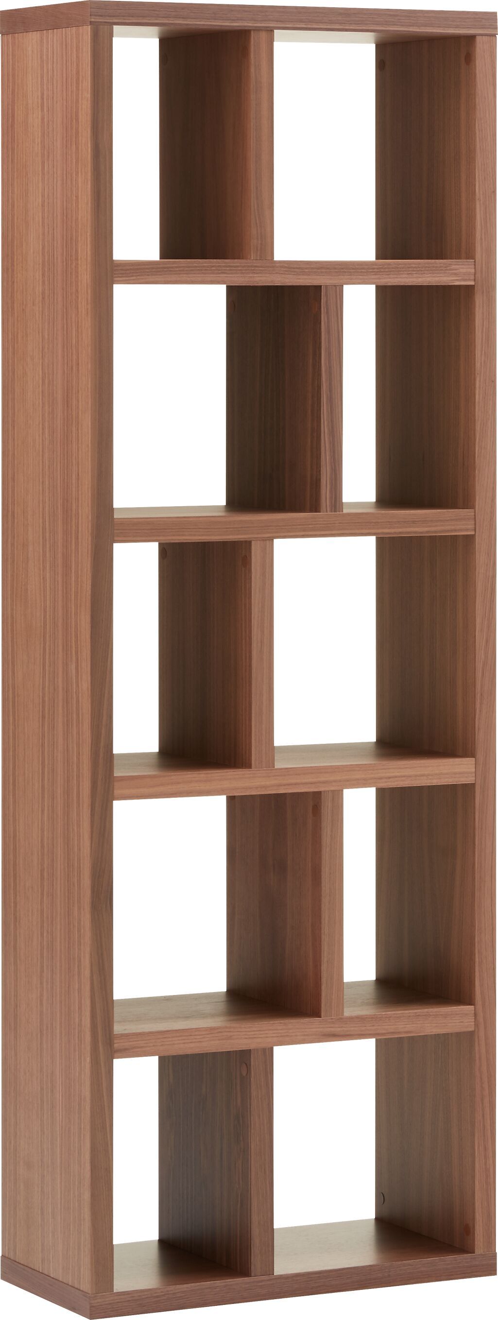 INDUS Regal - Nussbaum / B: 70.0 cm x T: 34.0 cm x H: 198.0 cm